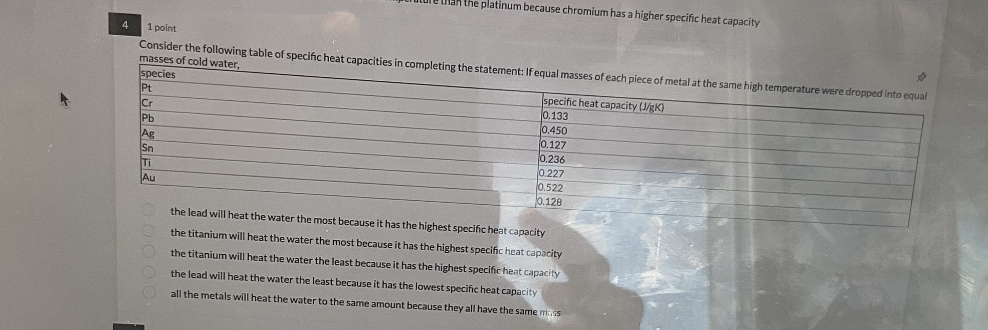 solved-4-1-point-consider-the-following-table-of-specific-heat