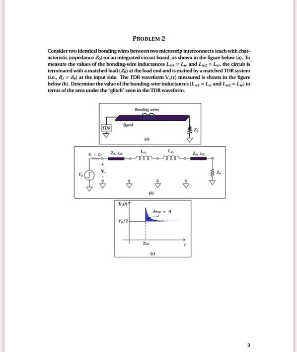 PROBLEM 2 Consider two identical bonding wires between two microstrip ...
