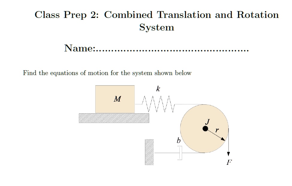 Class Prep 2: Combined Translation and...