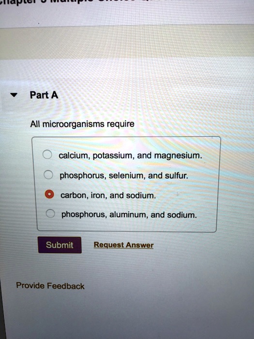 SOLVED All require calcium, potassium, and magnesium