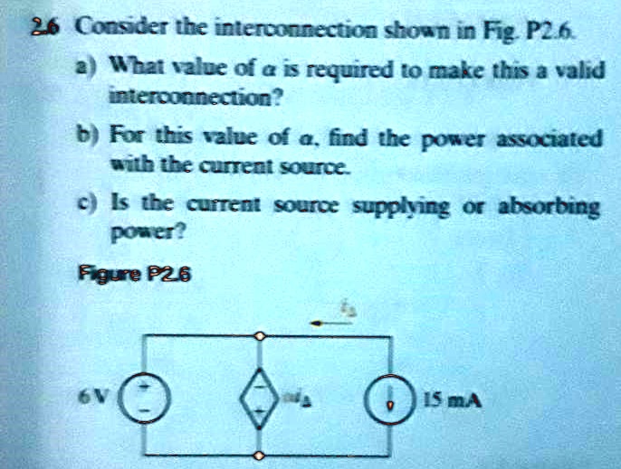 SOLVED: 2.6 Consider The Interconnection Shown In Fig.P2.6. A) What ...