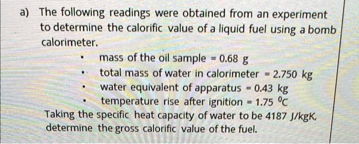 SOLVED: The following readings were obtained from an experiment to ...