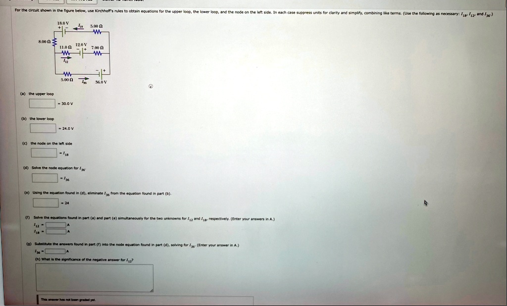 for the circuit shown in the figure below use kirchhoffs rules to ...