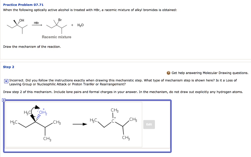 SOLVED: Practice Problem 07.71 When the following optically active