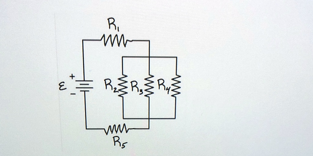 SOLVED 'The circuit shown below contains a 7 V battery and five 6Ohm resistors . A) Are any of