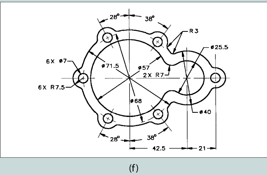 SOLVED Create the following closedloop profiles using the 2D drawing