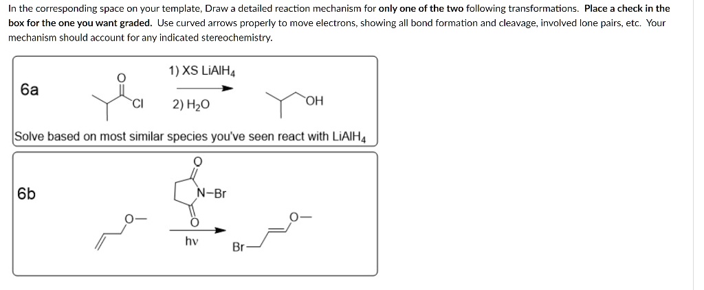 in the corresponding space on your template draw detailed reaction ...