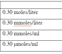 Micromolar conversion shop