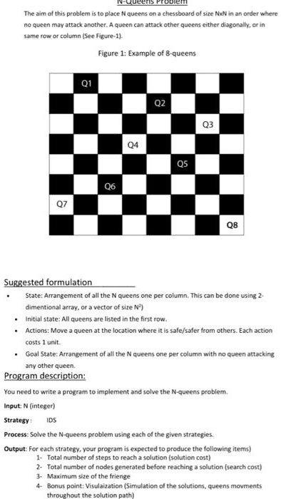 n queen problem | pptx | board games and puzzles |... N-Queens Problem The aim of this problem is to place N queens on a ...