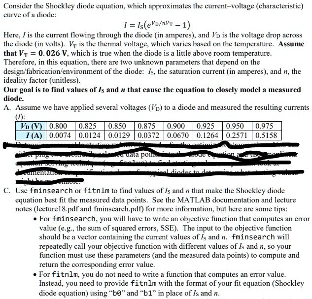 SOLVED Please use MATLAB code to solve for part c. Thanks! Consider