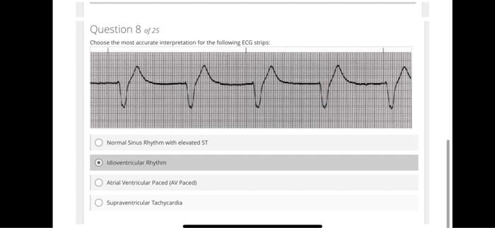 SOLVED: Question 8 of 2s: Choose the most accurate interpretation for ...