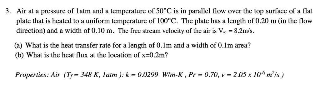 Solved: Air At A Pressure Of 1 Atm And A Temperature Of 50Â°c Is In 