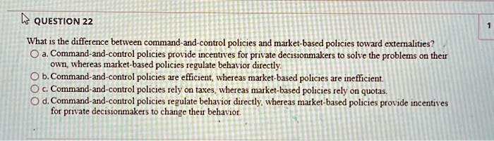 SOLVED: QUESTION 22 What is the difference between command-and-control ...