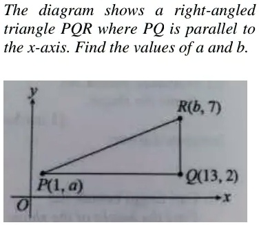 SOLVED: The diagram shows a right-angled triangle POR where PQ is ...