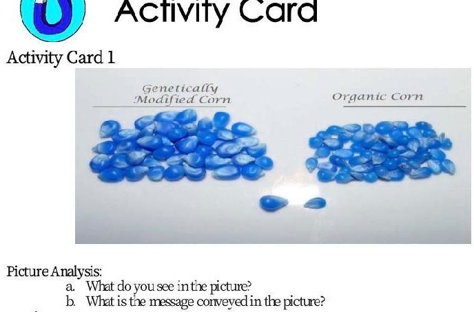 SOLVED: What do you see in the picture? What is the message conveyed in ...