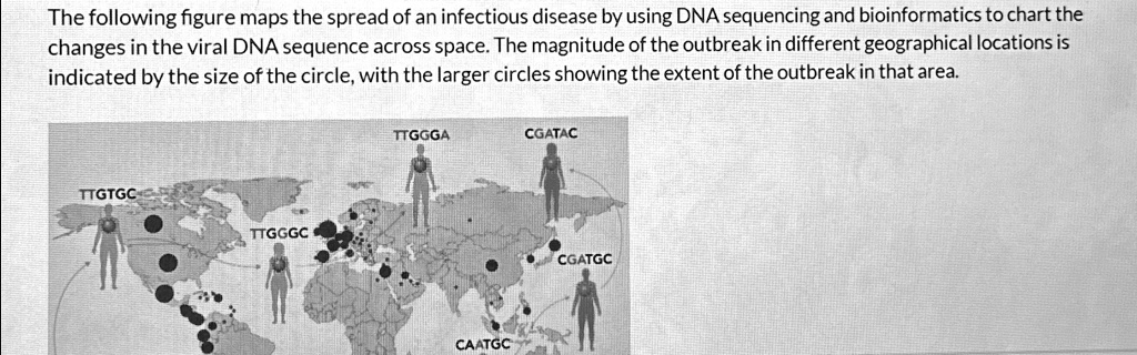 SOLVED: The following figure maps the spread of an infectious disease ...