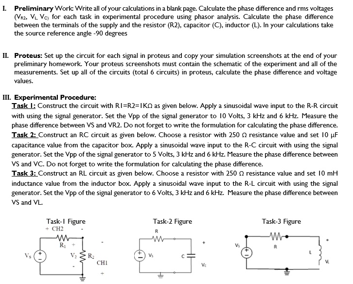 preliminary work write all of your calculations in a blank page ...