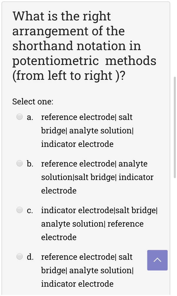 SOLVED What is the right arrangement of the shorthand notation in