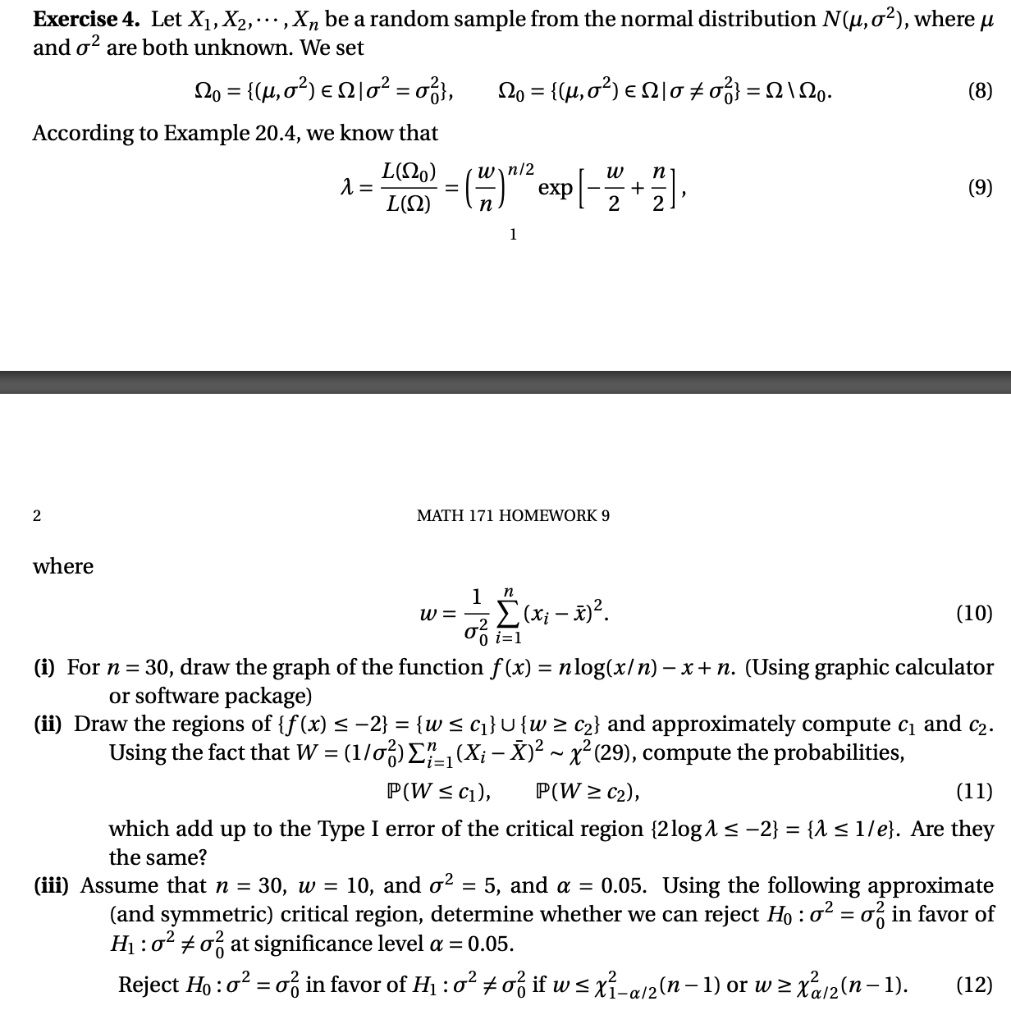 Solved] Let X1,X2,,Xn be a sequence of random samples from a