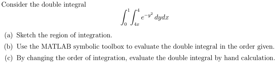 matlab symbolic toolbox for integrals