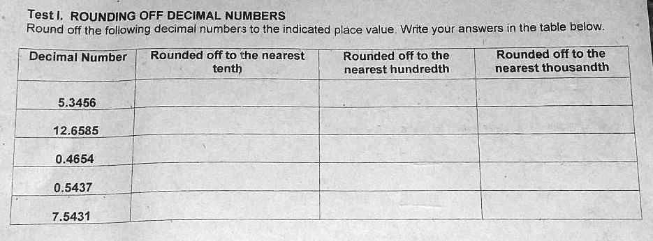 SOLVED: A Find the value of the following (round off your answer