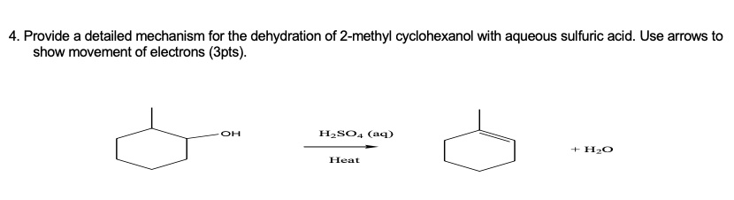 SOLVED: Provide a detailed mechanism for the dehydration of 2-methyl ...