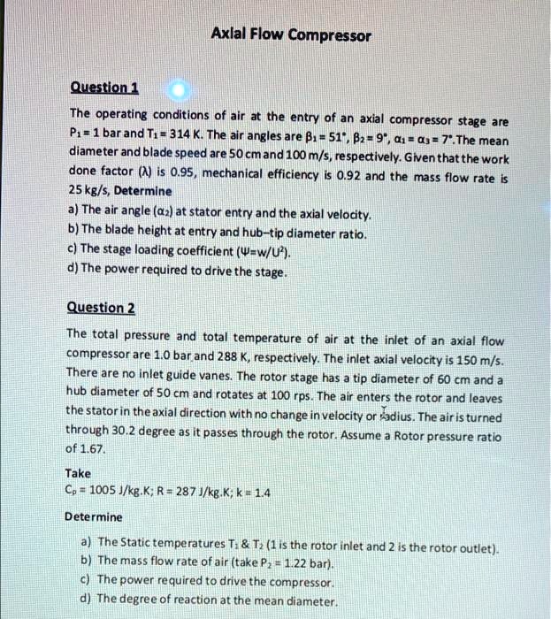 turbodynamicsplease solve all as clear and simple as possible for up ...