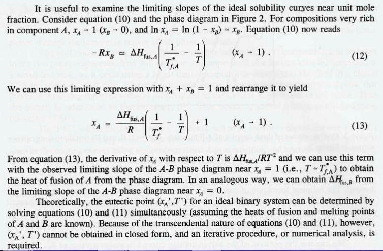 Mole Fraction Problem Set Mole Fraction Solubility Equation