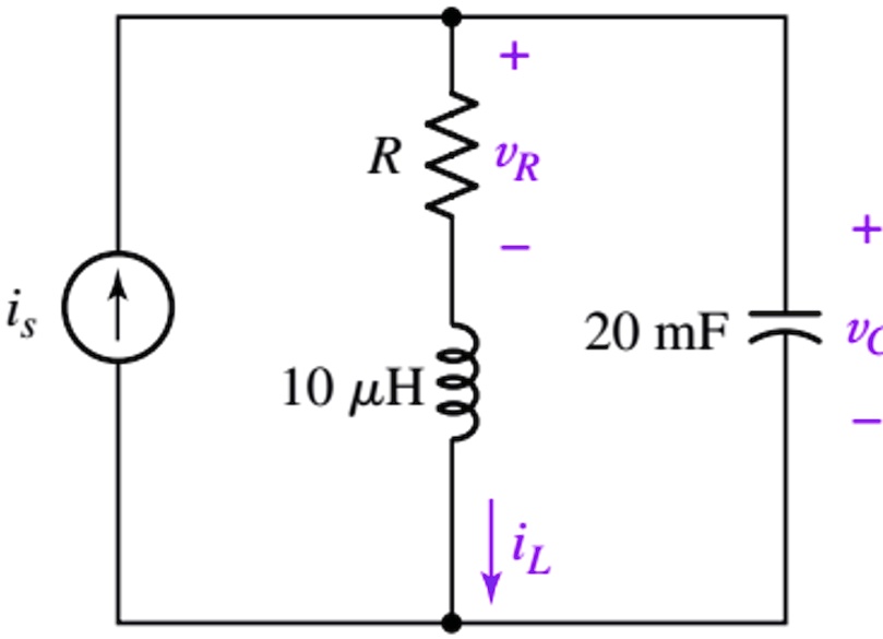 USING LAPLACE TRANSFORM: 50. In the series circuit of Fig. 9.50, set R ...