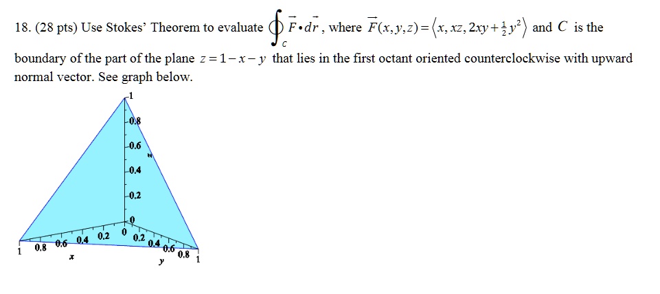 Video Solution Use Stokes Theorem To Evaluate F Dr Where F X Y Z