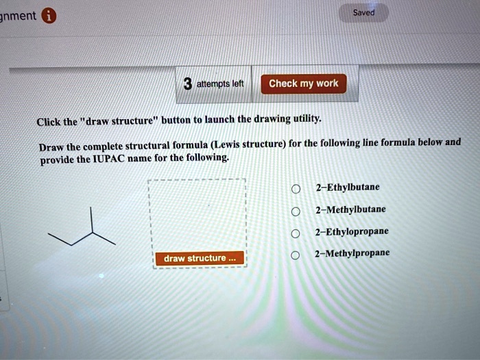 line structure for 2 methylpropane