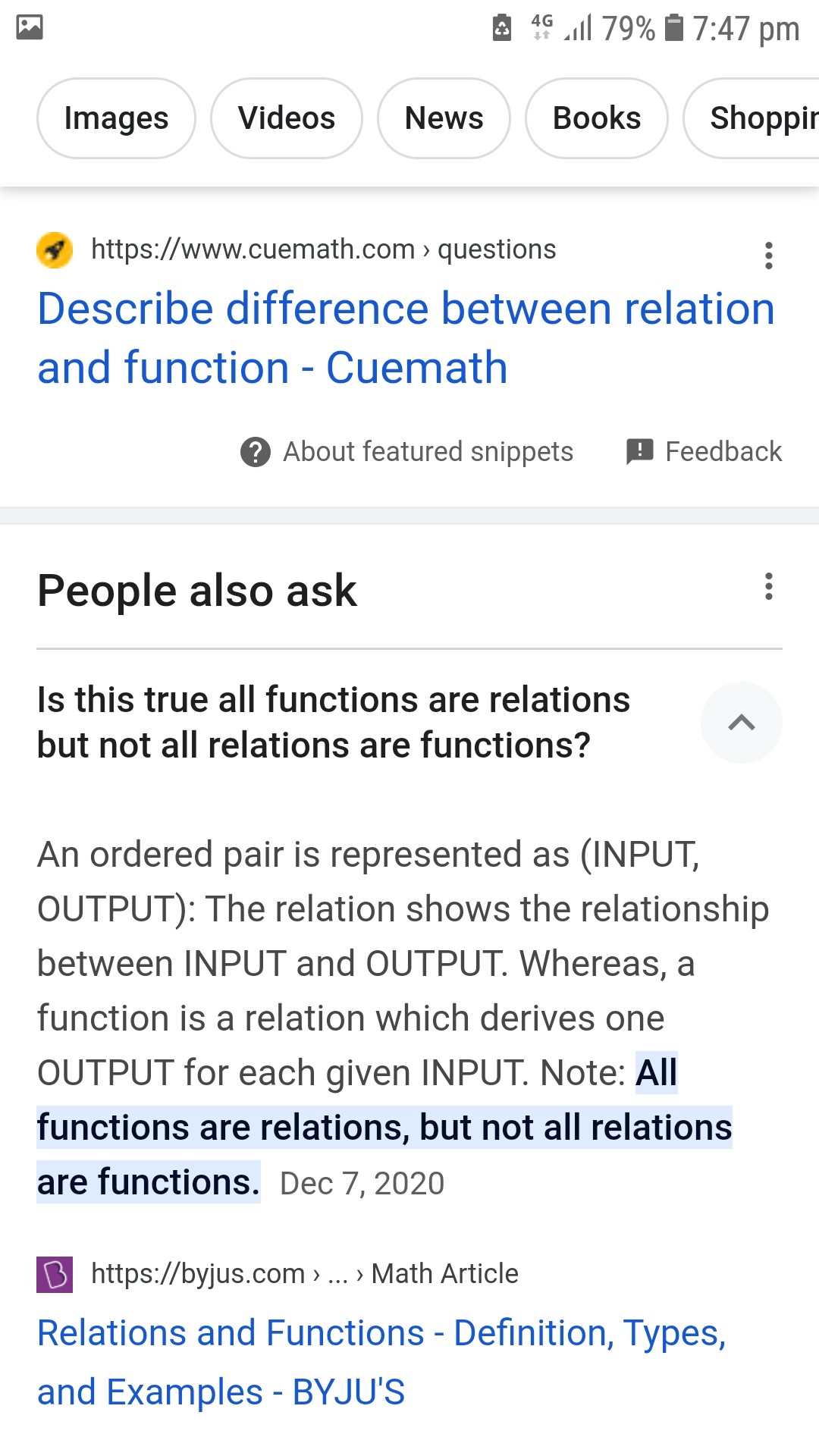 4G 4: 47 pm Images Videos News Books..., image size:1080x1920