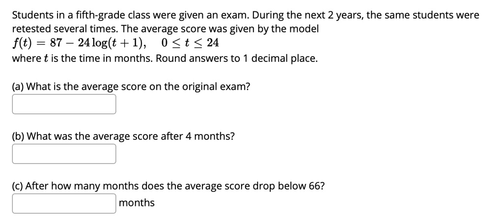 students-in-a-fifth-grade-class-were-given-an-exam-d-solvedlib