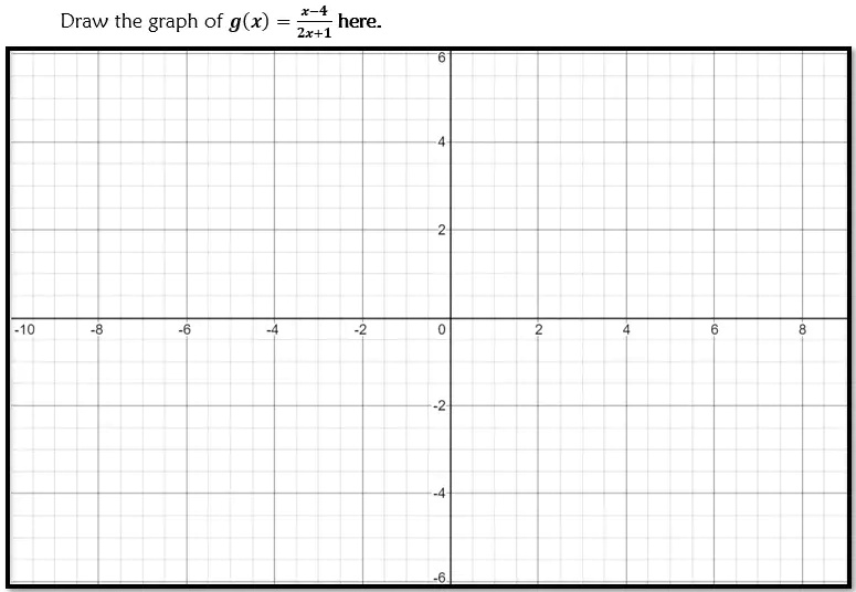 SOLVED: Draw the graph of g(x) here 2x+1