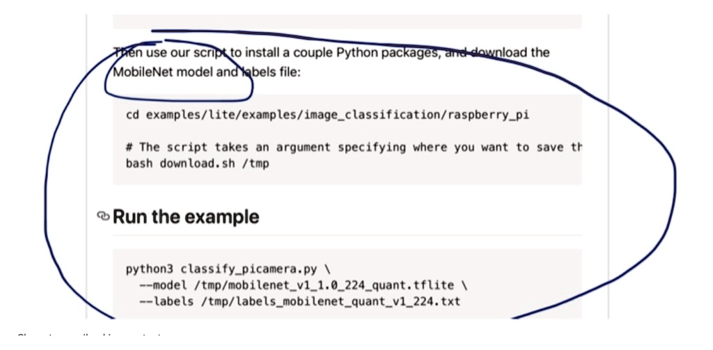 Then use our script to install a couple Python packages, and download ...