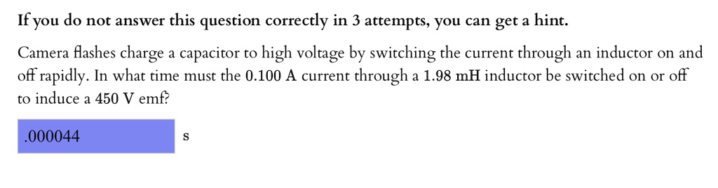 SOLVED: If you do not answer this question correctly in 3 attempts, you ...