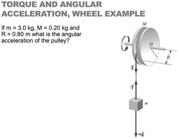 angular acceleration examples