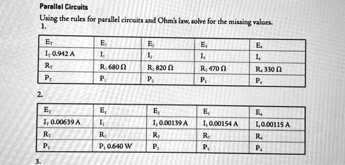 Parallel Conversion Rule What Are The 3 Rules For Parallel Circuits