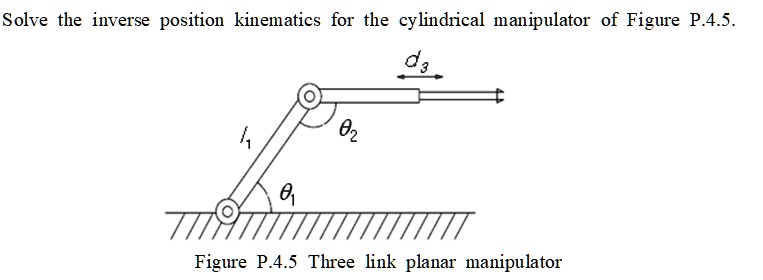 Solved: Solve The Inverse Position Kinematics For The Cylindrical 