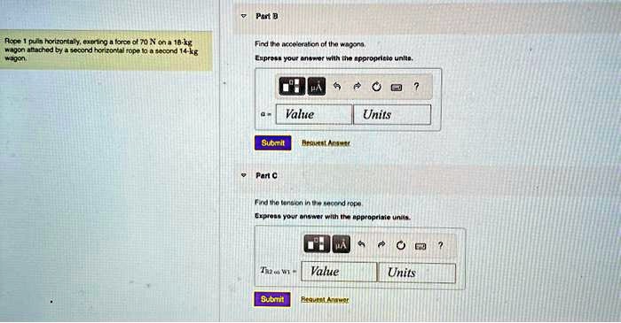 SOLVED: Texts: help!! Part A wagon is attached by a horizontal rope to ...