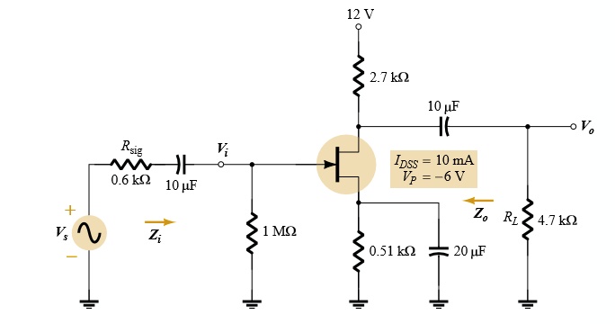 SOLVED: 1. Design and implement the small signal AC circuit in Common ...