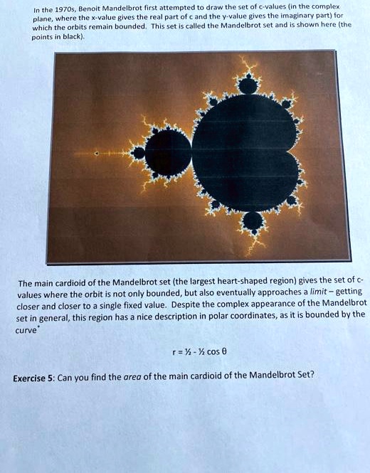 1970s benoit mandelbrot first attempted to draw the set of c...