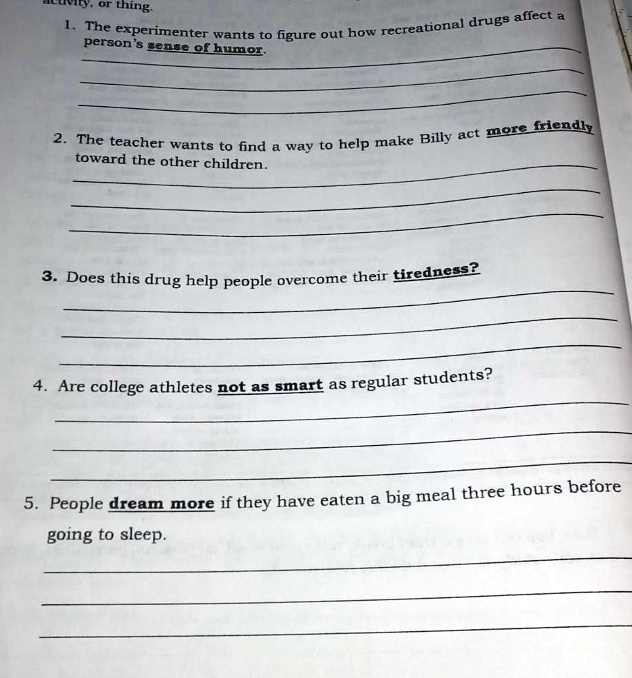 SOLVED Directions Develop an operational definition of emotions
