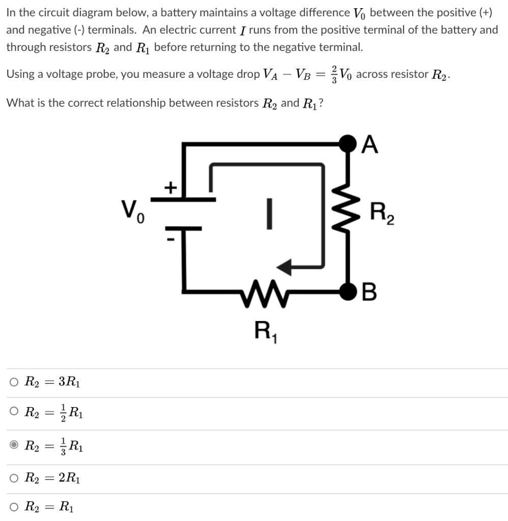 Solved In The Circuit Diagram Below A