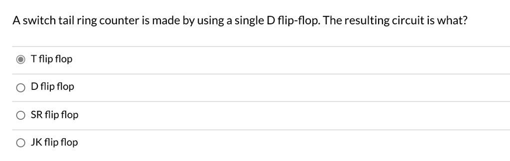 3 bit ring counter using t flip flop