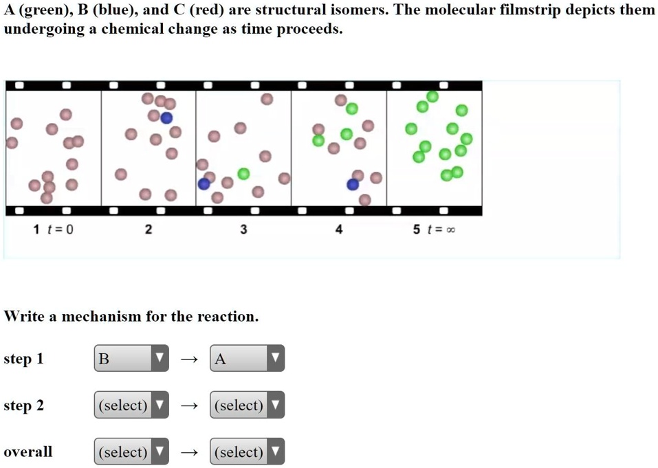 SOLVED: A (green), B (blue), And C (red) Are Structural Isomers. The ...