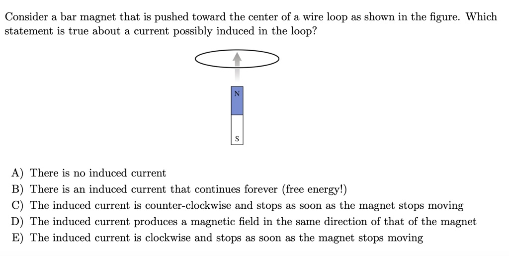 SOLVED Consider a bar that is pushed toward the center of a