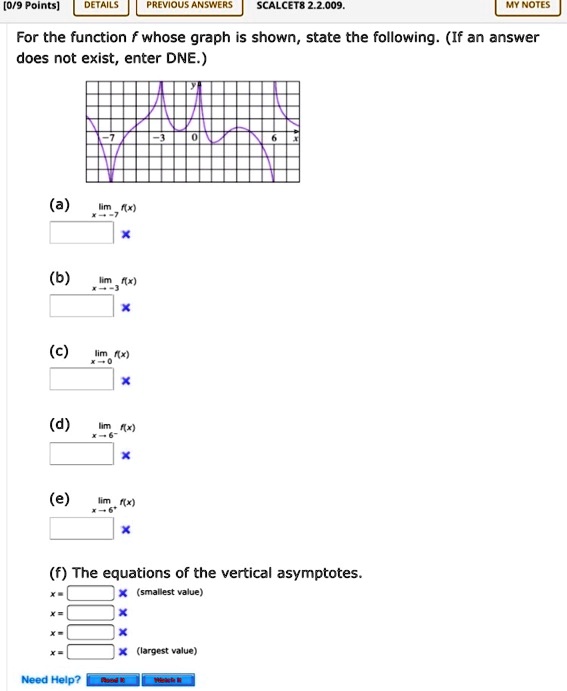 Solved Submitted 9. 2/4 points v Previous Answers My Notes A