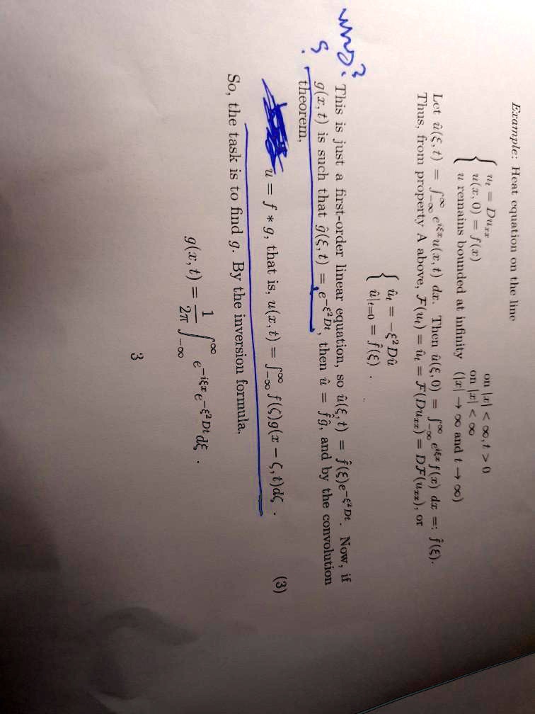 Solved S 3 So The Theorem Ihis Thus Is 5 E Example Task Jusich From 6 01 U Heat F That Property Find Remals 2 First Order 1 3 6 L 3 By That