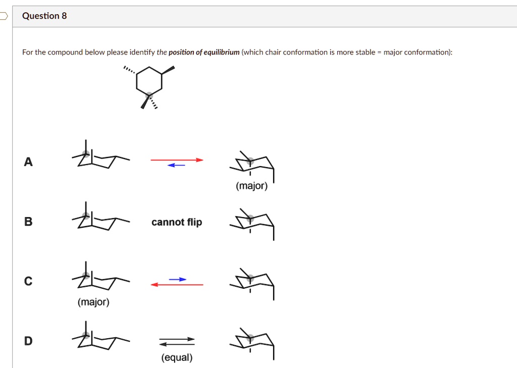 SOLVED Question 8 For the compound below please identify the position